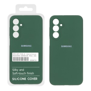 قاب سیلیکونی پاک کنی اورجینال درجه یک Samsung Galaxy A16 - سبز تیره (پک دار)