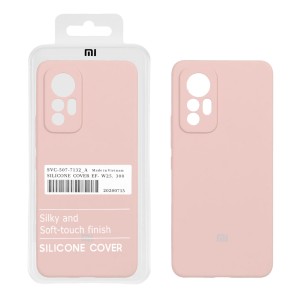 قاب سیلیکونی پاک کنی اورجینال درجه یک Xiaomi Mi 12 Lite - کالباسی (پک دار)