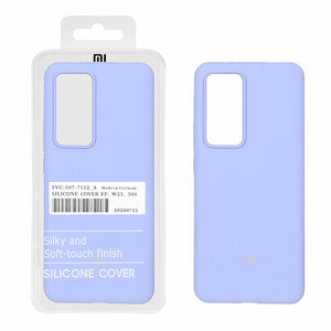 قاب سیلیکونی پاک کنی اورجینال درجه یک Xiaomi Mi 12T / Mi 12T Pro / Redmi K50 - یاسی (پک دار)