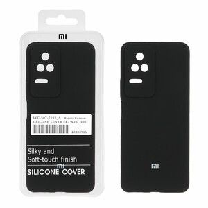 قاب سیلیکونی پاک کنی اورجینال درجه یک Xiaomi Poco F4 / K30S - مشکی (پک دار)