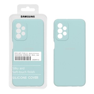 قاب سیلیکونی پاک کنی اورجینال درجه یک Samsung Galaxy A23 - سبز روشن (پک دار)