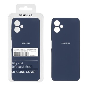 قاب سیلیکونی پاک کنی اورجینال درجه یک Samsung Galaxy A06 - سرمه ای (پک دار)