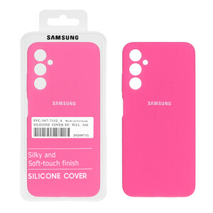 قاب سیلیکونی پاک کنی اورجینال درجه یک Samsung Galaxy A05s - صورتی فانتزی (پک اصلی)