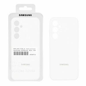 قاب سیلیکونی پاک کنی اورجینال درجه یک Samsung Galaxy A35 - سفید (پک دار)