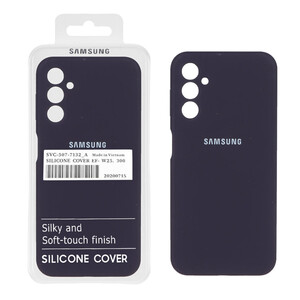 قاب سیلیکونی پاک کنی اورجینال درجه یک Samsung Galaxy A14 - بادمجانی (پک دار)
