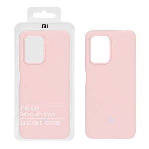قاب سیلیکونی پاک کنی اورجینال درجه یک Xiaomi Mi 11T / Mi 11T Pro - کرم نارنجی (پک دار)