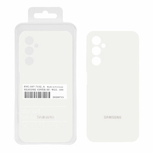 قاب سیلیکونی پاک کنی اورجینال درجه یک Samsung Galaxy A16 - سفید (پک دار)
