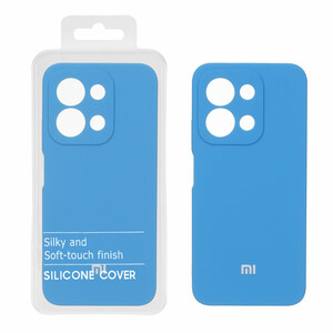 قاب سیلیکونی پاک کنی اورجینال درجه یک Xiaomi Redmi 15C / Poco C85 - آبی (پک دار)