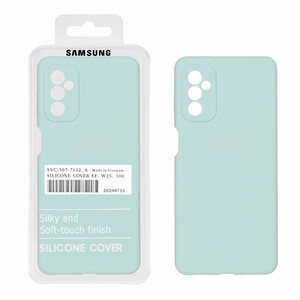قاب سیلیکونی پاک کنی اورجینال درجه یک Samsung Galaxy M52 - سبز روشن (پک دار)