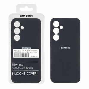 قاب سیلیکونی پاک کنی اورجینال درجه یک Samsung Galaxy S24 FE - مشکی (پک دار)