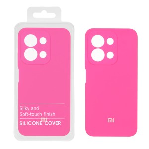 قاب سیلیکونی پاک کنی اورجینال درجه یک Xiaomi Redmi 15C / Poco C85 - صورتی (پک دار)