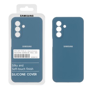قاب سیلیکونی پاک کنی اورجینال درجه یک Samsung Galaxy A17 / A26 - آبی تیره (پک دار)