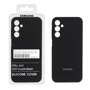 قاب سیلیکونی پاک کنی اورجینال درجه یک Samsung Galaxy A15 - مشکی (پک دار)