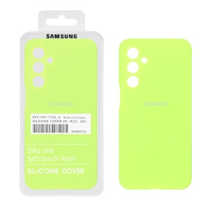 قاب سیلیکونی پاک کنی اورجینال درجه یک Samsung Galaxy A16 - سبز فسفری (پک دار)
