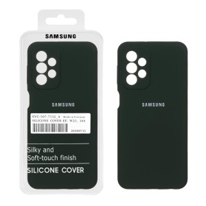 قاب سیلیکونی پاک کنی اورجینال درجه یک Samsung Galaxy A23 - سبز تیره (پک دار)