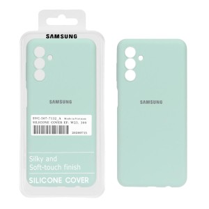 قاب سیلیکونی پاک کنی اورجینال درجه یک Samsung Galaxy A04s / A13 5G - سبز روشن (پک دار)