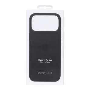 قاب اورجینال درجه یک Silicone Case پاک کنی Magsafe آی سی دار Apple iPhone 17 Pro Max - مشکی (پک دار)