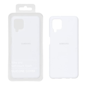 قاب سیلیکونی پاک کنی اورجینال درجه یک Samsung A12 / M12 / F12 - سفید (پک دار)