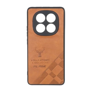 قاب طرح چرم گوزنی Pal Prime مدل Xiaomi Redmi Note 14 Pro 5G / Redmi Note 14 Pro Plus 5G / Poco X7 5G - عسلی