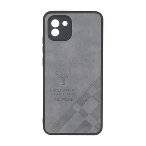 قاب طرح چرم گوزنی Pal Prime مدل Samsung Galaxy A03 - خاکستری