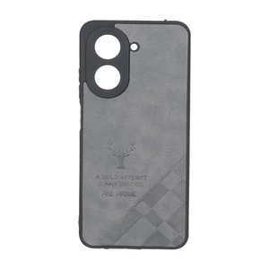 قاب طرح چرم گوزنی Pal Prime مدل Xiaomi Redmi A5 / Poco C71 - خاکستری