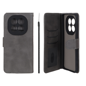 کیف موبایل مگنتی Crystal داخل مخمل Xiaomi Redmi Note 15 - طوسی