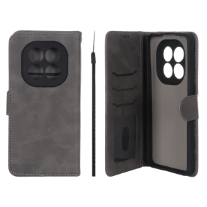 کیف موبایل مگنتی Crystal داخل مخمل Xiaomi Redmi Note 15 Pro 4G - طوسی