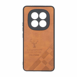 قاب طرح چرم گوزنی Pal Prime مدل Xiaomi Redmi Note 15 Pro 4G - عسلی