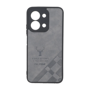 قاب طرح چرم گوزنی Pal Prime مدل Xiaomi Redmi 15C / Poco C85 - خاکستری