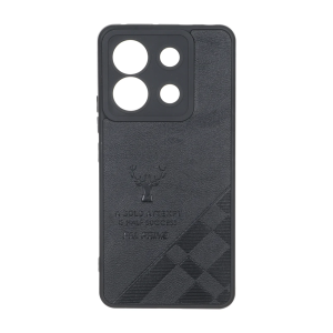 قاب طرح چرم گوزنی Pal Prime مدل Xiaomi Redmi Note 13 Pro 5G / Poco X6 5G - مشکی