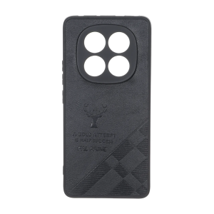 قاب طرح چرم گوزنی Pal Prime مدل Xiaomi Redmi Note 14 Pro 5G / Redmi Note 14 Pro Plus 5G / Poco X7 5G - مشکی