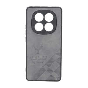 قاب طرح چرم گوزنی Pal Prime مدل Xiaomi Redmi Note 14 Pro 5G / Redmi Note 14 Pro Plus 5G / Poco X7 5G - خاکستری