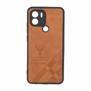 قاب طرح چرم گوزنی Pal Prime مدل Xiaomi Redmi A1 Plus / Redmi A2 Plus - عسلی