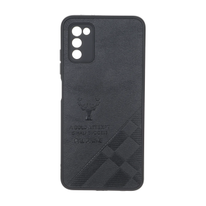 قاب طرح چرم گوزنی Pal Prime مدل Samsung Galaxy A03s / A02s - مشکی