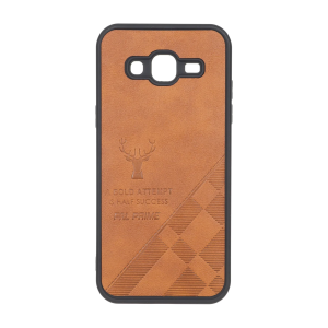 قاب طرح چرم گوزنی Pal Prime مدل Samsung Galaxy J5 (2015) / J500 - عسلی