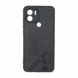 قاب طرح چرم گوزنی Pal Prime مدل Xiaomi Redmi A1 Plus / Redmi A2 Plus - مشکی