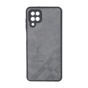قاب طرح چرم گوزنی Pal Prime مدل Samsung Galaxy A12 / M12 / F12 - خاکستری
