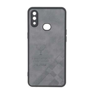 قاب طرح چرم گوزنی Pal Prime مدل Samsung Galaxy A10s - خاکستری