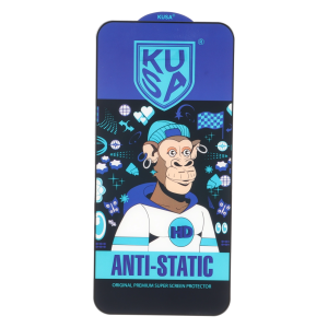 محافظ صفحه نمایش شیشه ای Full Cover Kusa- Anti Static مدل Xiaomi Redmi Note 15 Pro 5G