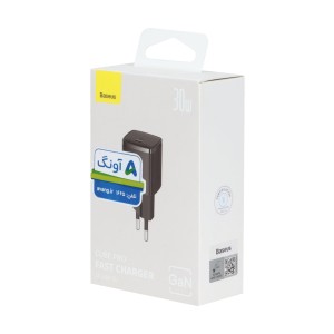 شارژر دیواری فست تک پورت Baseus مدل CCXF000301 30W - مشکی (گارانتی آونگ)