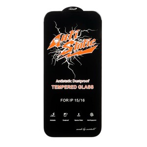 محافظ صفحه نمایش شیشه ای Full Cover Anti Static Mietubl مدل NTC ORG - Apple iPhone 16 / iPhone 15 / iPhone 14 Pro
