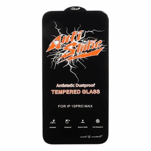 محافظ صفحه نمایش شیشه ای Full Cover Anti Static Mietubl مدل NTC ORG - Apple iPhone 15 Pro Max