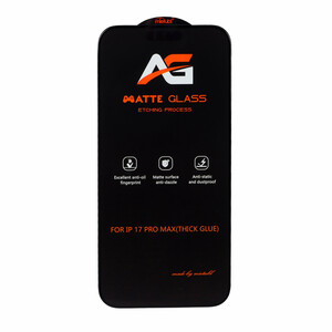 محافظ صفحه نمایش شیشه ای مات Full Cover Anti Static Mietubl AG مدل NTC - Apple iPhone 17 Pro Max