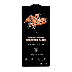 محافظ صفحه نمایش شیشه ای Samsung Galaxy S25 Ultra - Full Cover Anti Static Mietubl (بدون پک) - مشکی