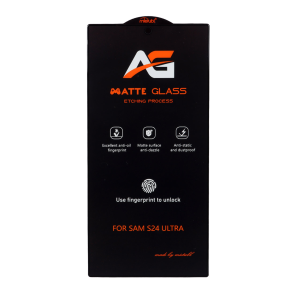 محافظ صفحه نمایش شیشه ای مات Full Cover Anti Static Mietubl AG مدل NTC - Samsung Galaxy S24 Ultra