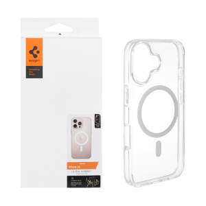 قاب Spigen اورجینال دور ژله ای شفاف MagSafe مدل Apple iPhone 16 (پک دار)