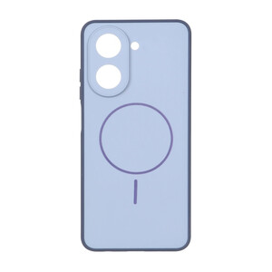 قاب طرح مگ سیف محافظ لنز برجسته Xiaomi Redmi A5 / Poco C71 - آبی