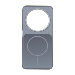قاب مستطیلی طرح مگ سیف لنز کربن Xiaomi Redmi 14C / Redmi A4 / Poco C75 - خاکستری