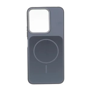 قاب مستطیلی طرح مگ سیف لنز کربن Xiaomi Redmi 13X / Redmi 13 4G / Poco M6 4G - خاکستری