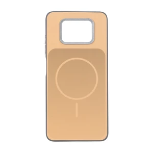 قاب مستطیلی طرح مگ سیف لنز کربن Xiaomi Poco X3 / Poco X3 Pro / Poco X3 NFC - نارنجی